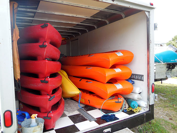 Rent a Kayak at Family Adventure Charters in Crystal River Florida